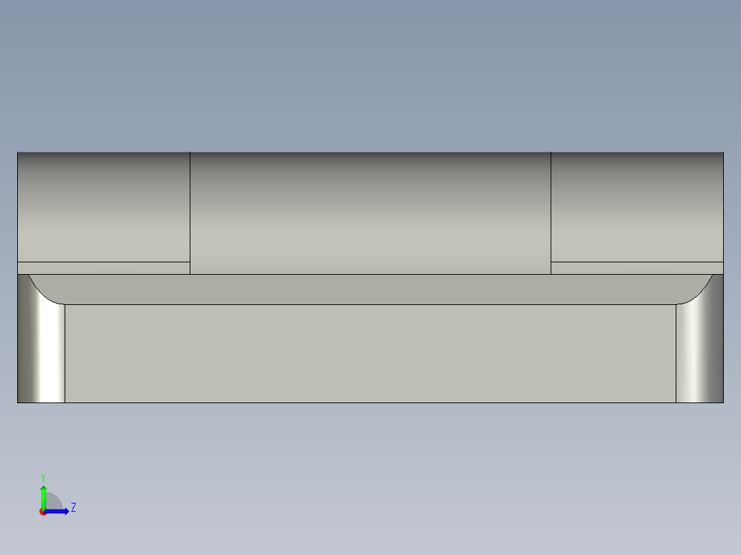 铝型材铰链3030(孔距3024)左视图