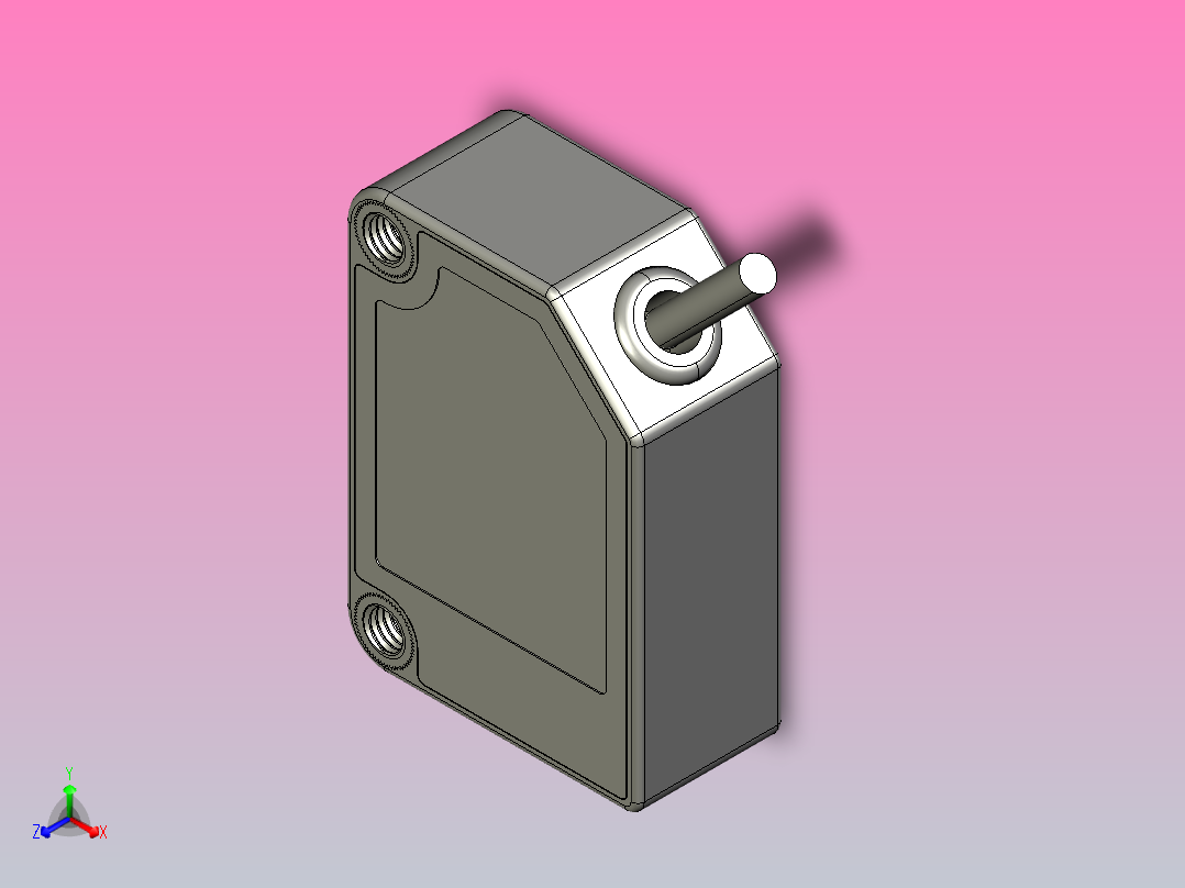 激光传感器ZHR51-N-90主视图