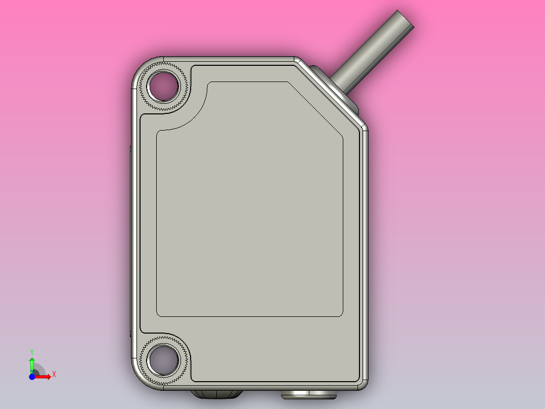 激光传感器ZHR51-N-90前视图