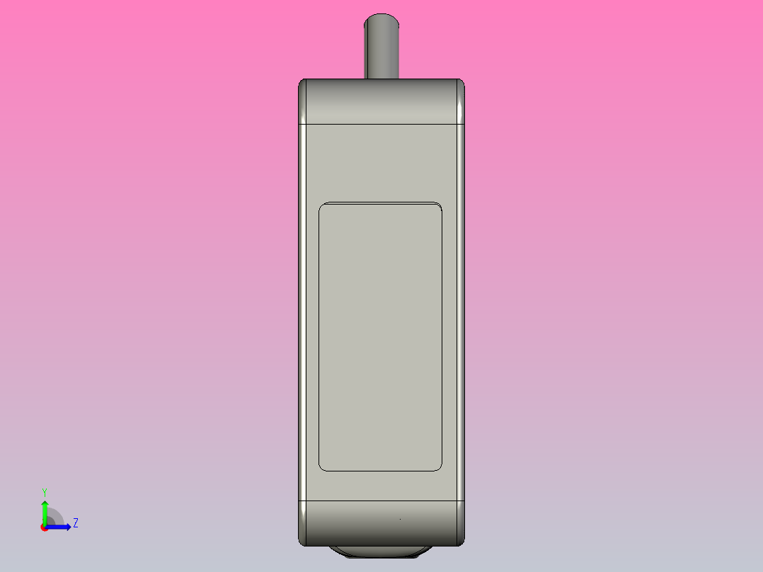 激光传感器ZHR51-N-90左视图