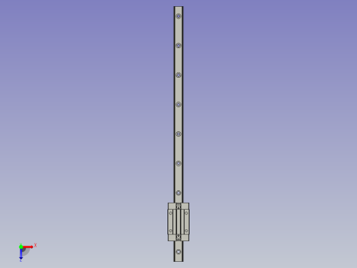 上银_直线导轨_HGH20CA1R520ZOC俯视缩略图