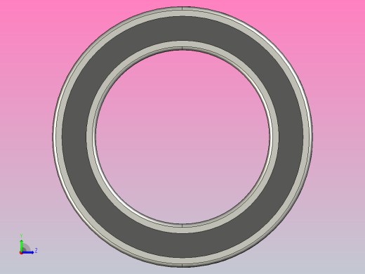 6700-2RS轴承左视缩略图