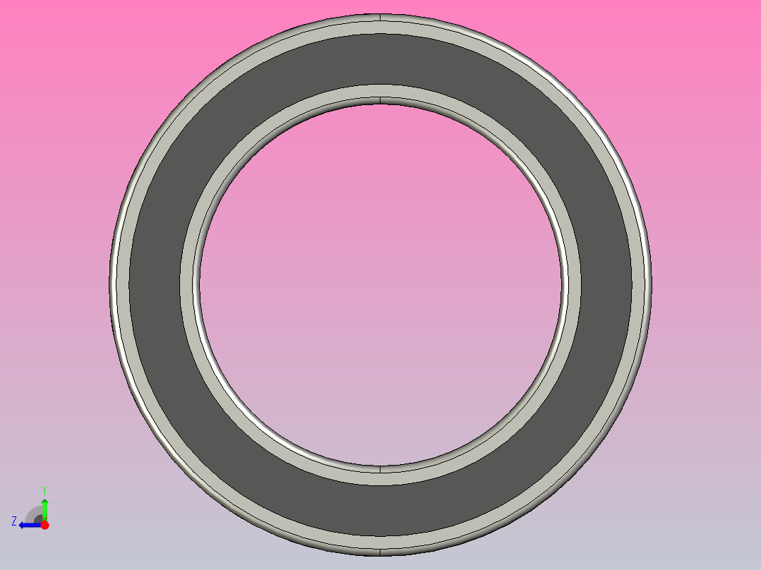 6700-2RS轴承右视图