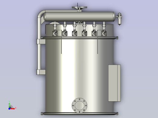 仓顶除尘器1100前视缩略图