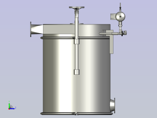 仓顶除尘器1100左视缩略图