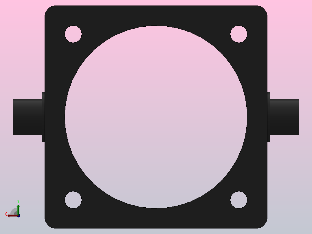 TA前铰轴[320]气缸附件后视图