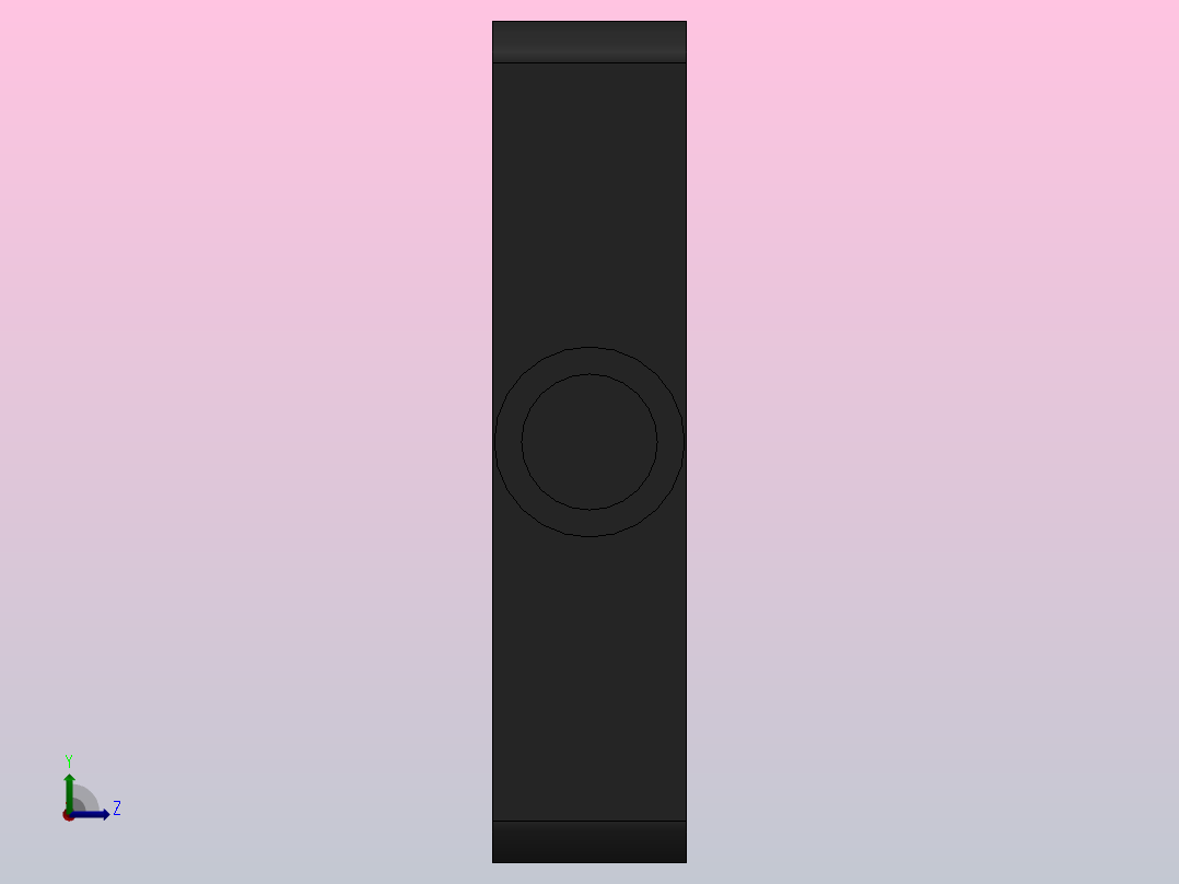 TA前铰轴[320]气缸附件左视图