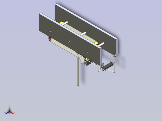 枪管来弧线加工机床设备3D模型