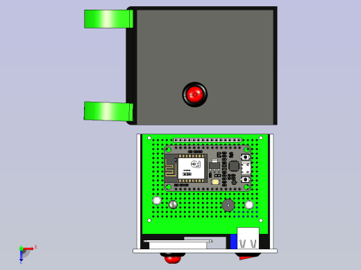 基于物联网的输液指示器面板俯视缩略图