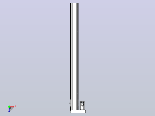 日规模组半封闭丝杆TPA-HNR-105D-1610C-L1200-MR-C-P40-N3俯视缩略图