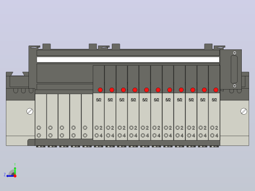 8640型，16路阀组右视缩略图