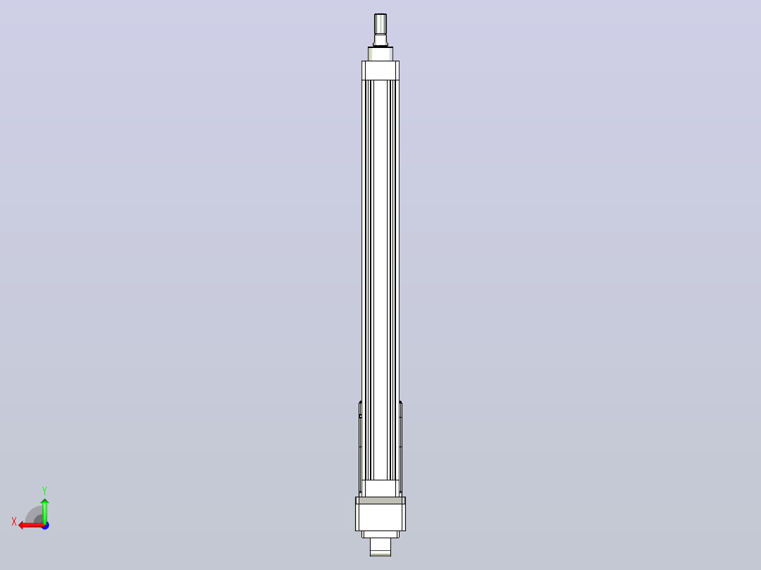 轻载电动缸TPA-ESR40-1210C-L450-MR-CA-W-P40-C3后视图
