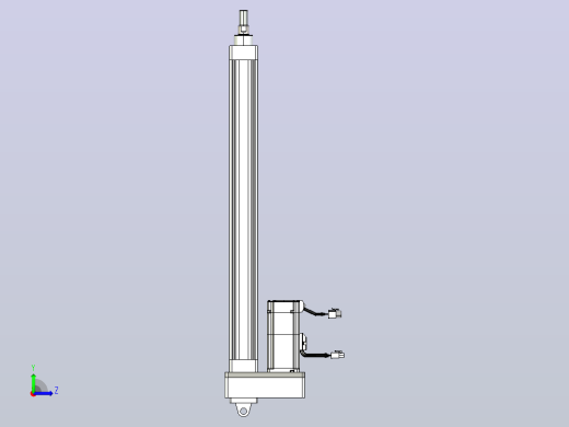 轻载电动缸TPA-ESR40-1210C-L450-MR-CA-W-P40-C3左视缩略图