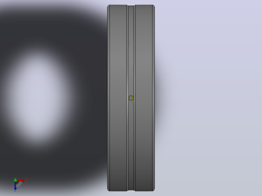 轴承-SKF 22219E俯视图