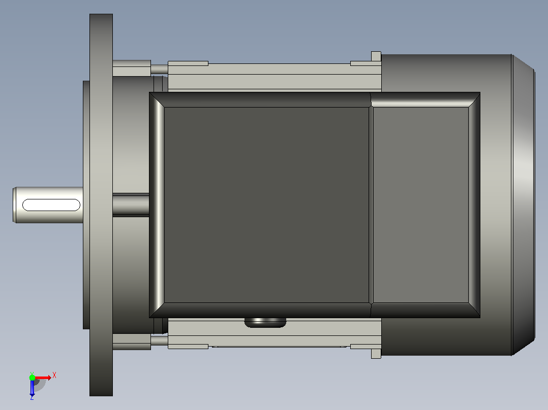 Motovario摩多利电机 HSE080IC411B520019X40NO----A003-STD1俯视图