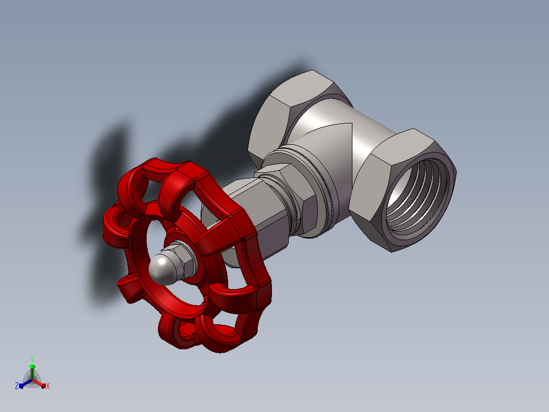 阀正等轴测图