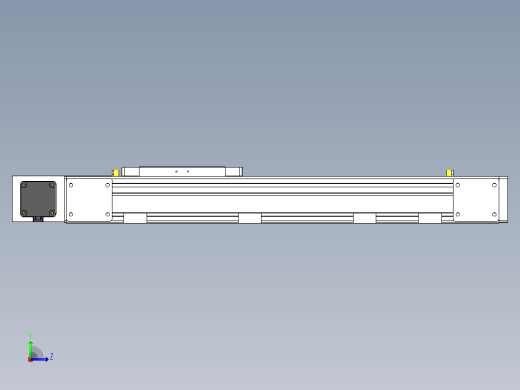 DMEB80-RBCR欧规同步带模组直线模组（电机右后折）[DMEB80-L20S350-DT400-C2U-RBCR]左视缩略图