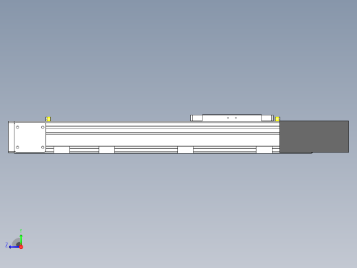 DMEB80-RBCR欧规同步带模组直线模组（电机右后折）[DMEB80-L20S350-DT400-C2U-RBCR]右视缩略图