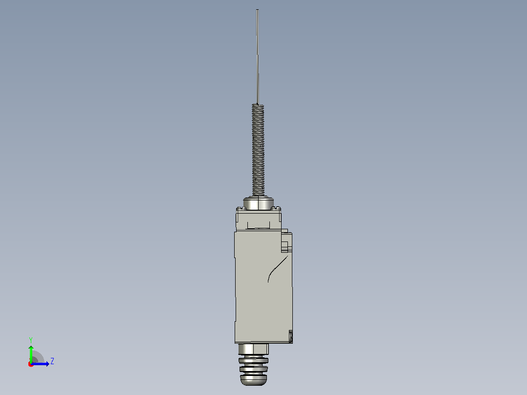 行程开关传感器TZ-9169左视图