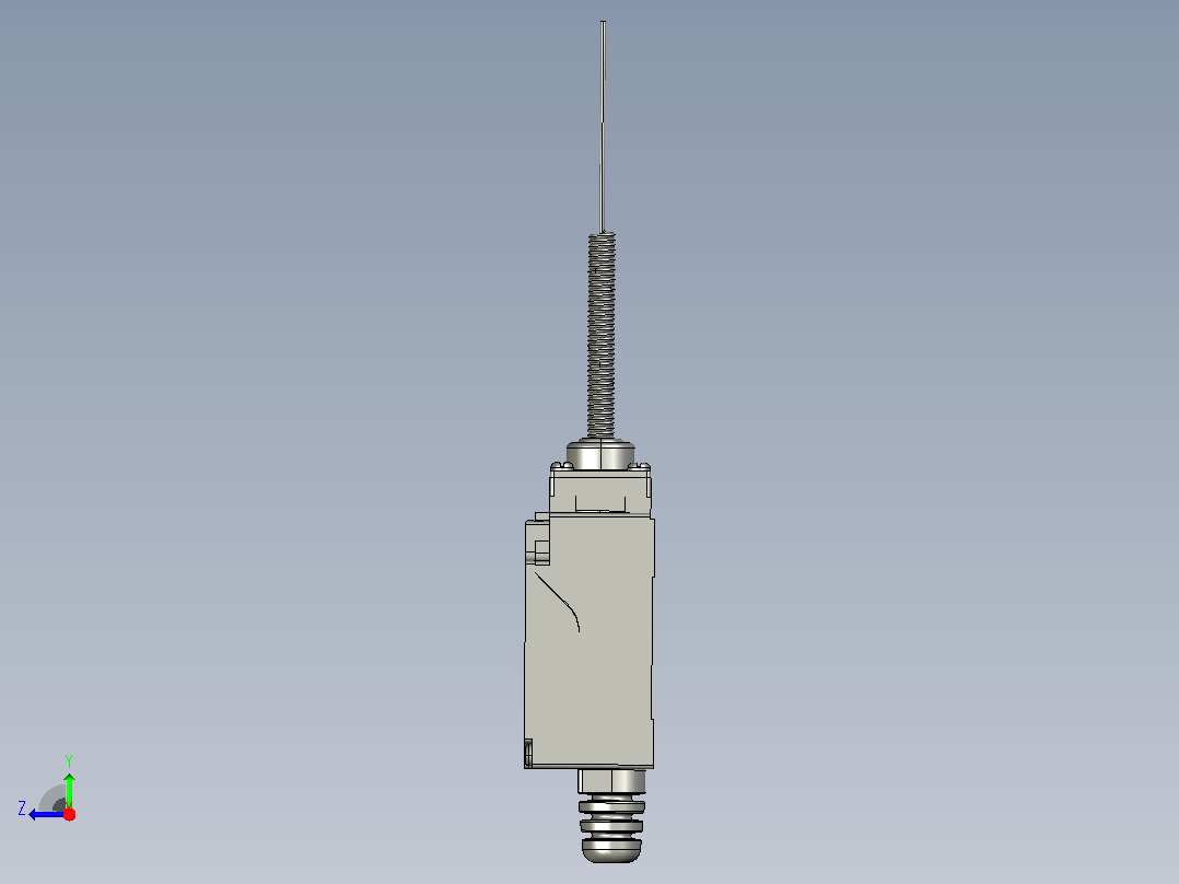 行程开关传感器TZ-9169右视图
