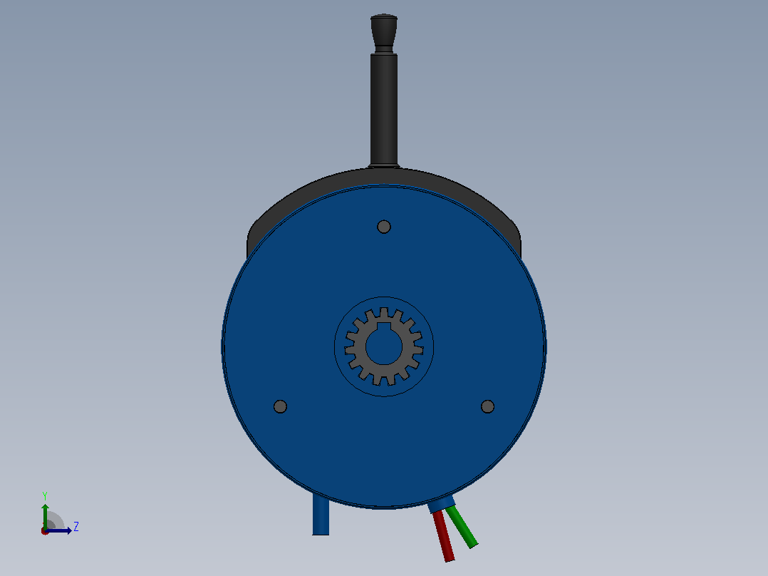 MD-B型电磁圆盘式制动器_MD06-5-B-11-RL-DC24V左视图