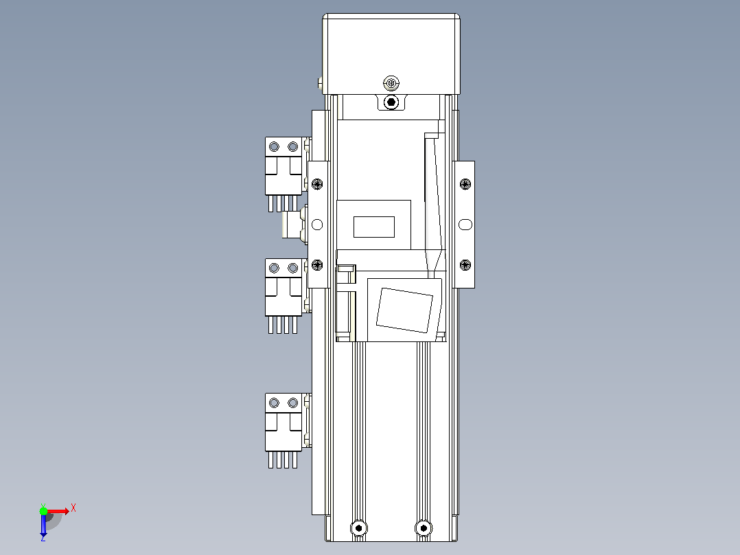 钢基模组TPA-KNR-5002C-150A1-MU-H1S2俯视图