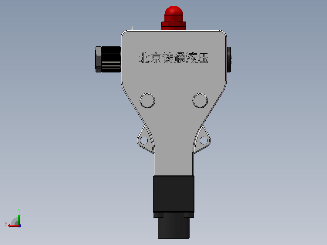 HED1KA 柱塞式压力继电器后视图