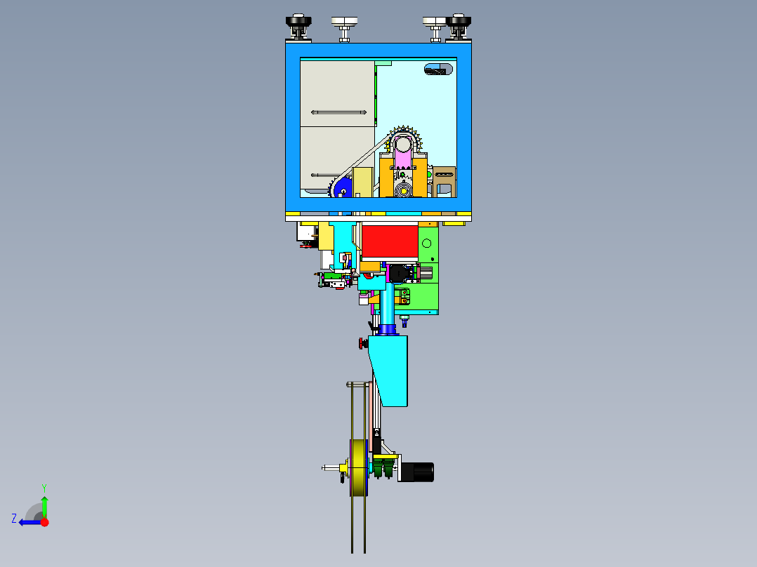 凸轮设备（HMID装配机）右视图