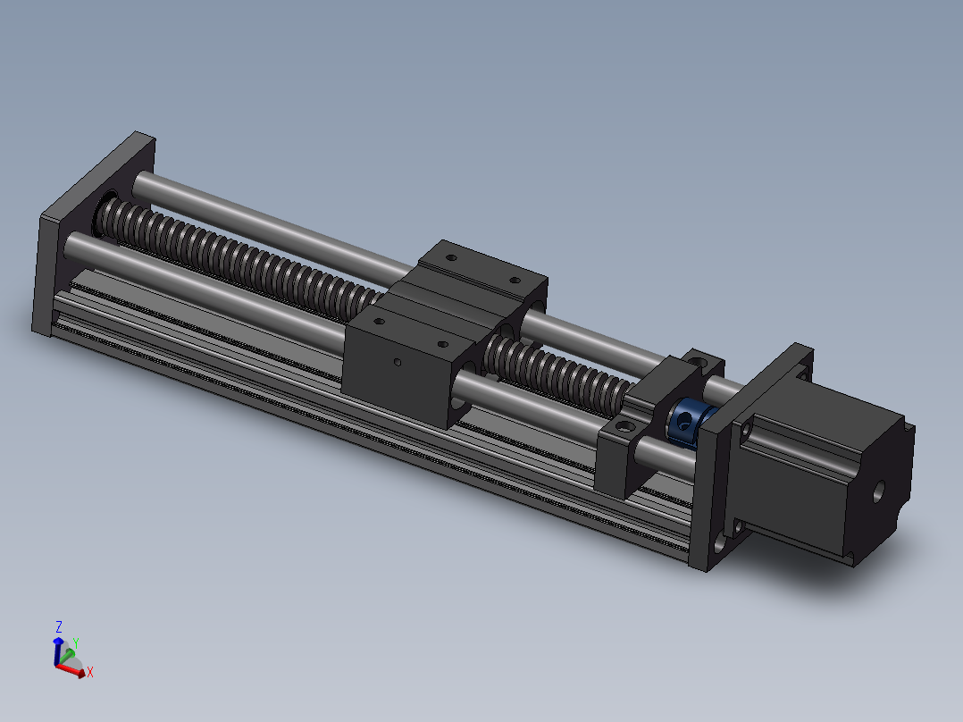20丝杆模组滑台型材丝杆模组小型机械手臂滑台模组3d图纸