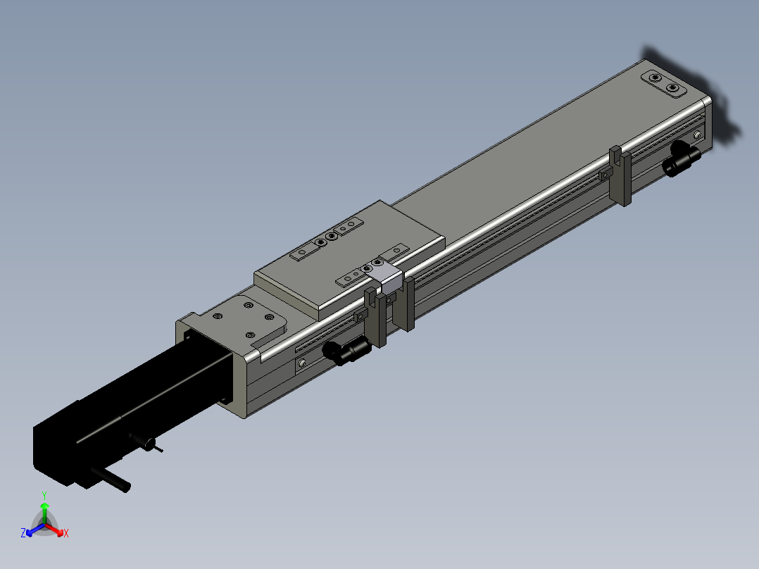 Toyo东佑达直线模组-ECH6-200-BC+煞車主视图