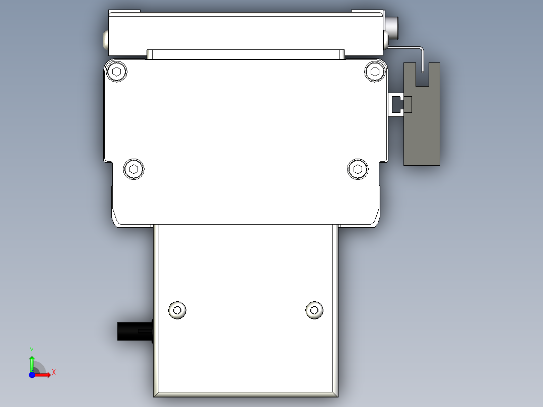 Toyo东佑达直线模组-ECH12-100-BM-100W前视图