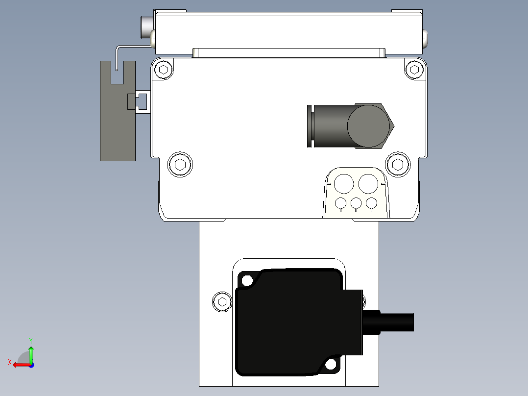Toyo东佑达直线模组-ECH12-100-BM-100W后视图