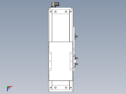 Toyo东佑达直线模组-ECH12-100-BM-100W俯视缩略图