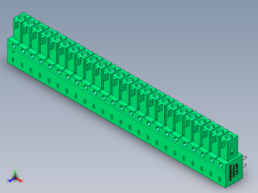 DEGSON 15EDG 系列 3.5mm 插拔式接线端子 FullPack-15EDGA-3.5-24P-14-00AH