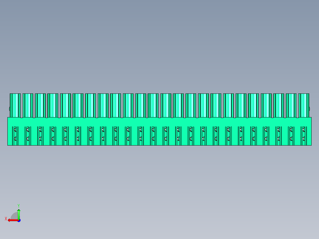 DEGSON 15EDG 系列 3.5mm 插拔式接线端子 FullPack-15EDGA-3.5-24P-14-00AH后视图