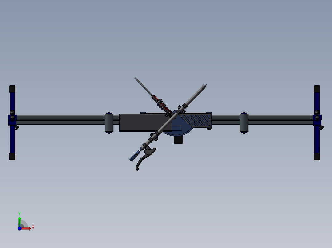 131等离子切割机床前视图