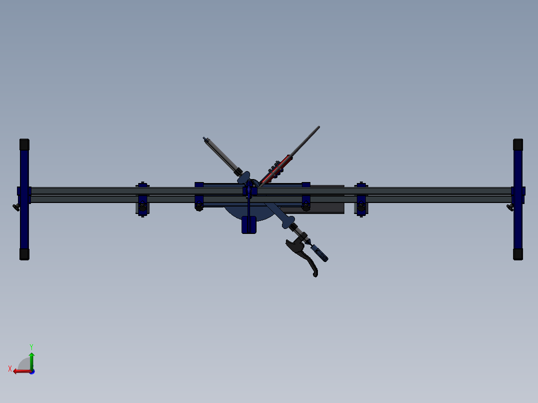 131等离子切割机床后视图