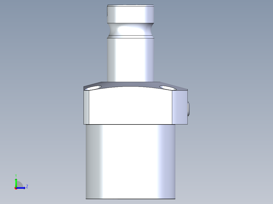 KOSMEKLG1050-GL-F多系列多零件图纸模型左视图