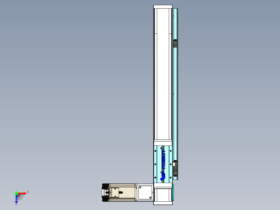 欧规系列-LB6A-L130-S400-BR-ZP40-C3俯视图