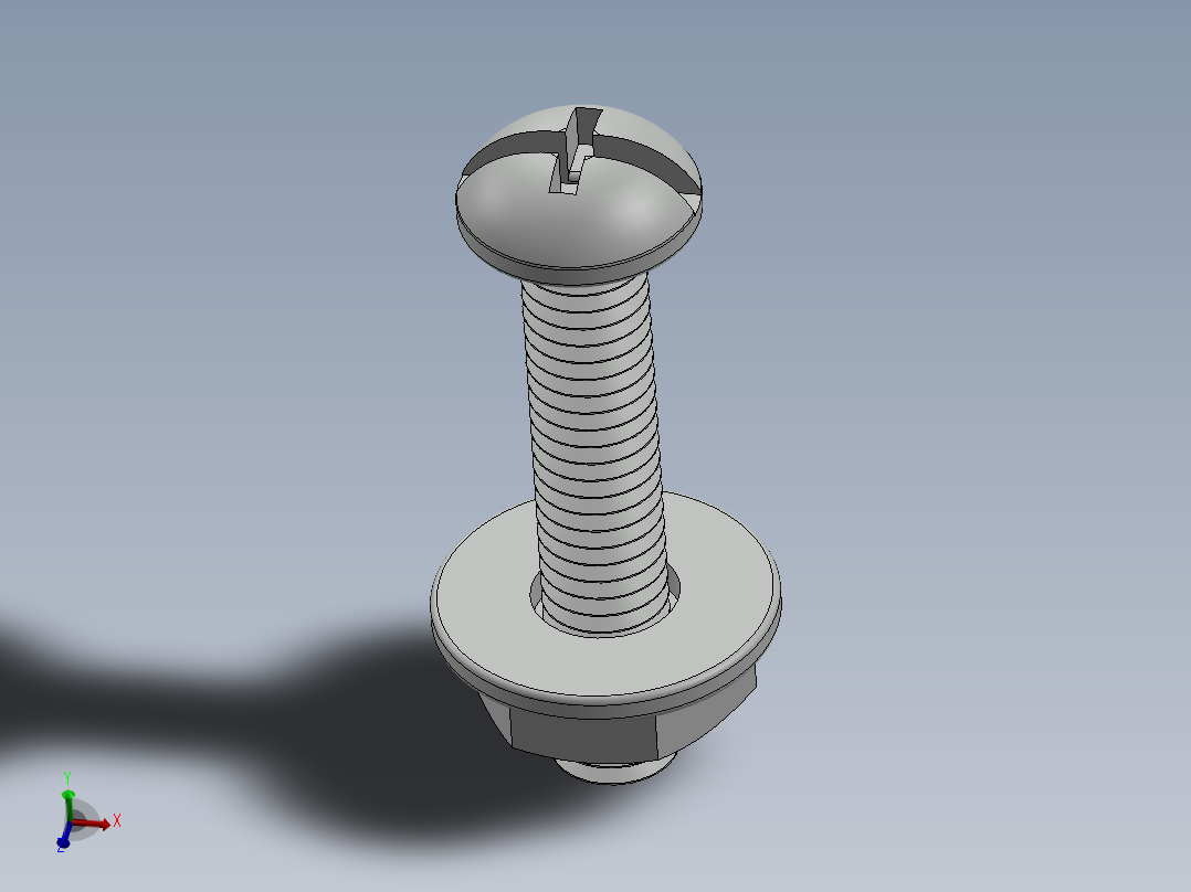 紧固件-No.10-32 Screw-01主视图