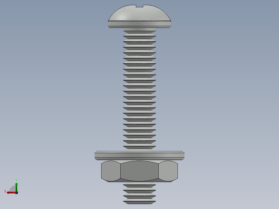 紧固件-No.10-32 Screw-01后视图