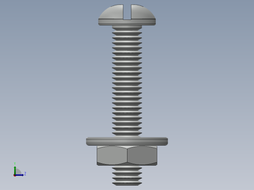 紧固件-No.10-32 Screw-01左视缩略图