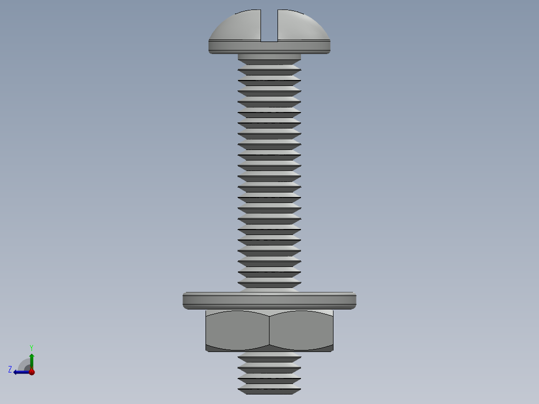 紧固件-No.10-32 Screw-01右视图