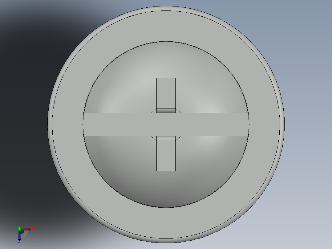 紧固件-No.10-32 Screw-01俯视图