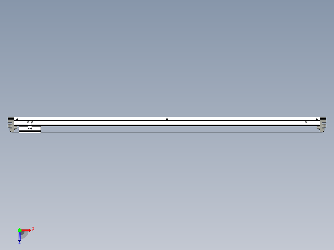 威洛博VL系列3d模型模组VL14S1Y-S1400俯视图