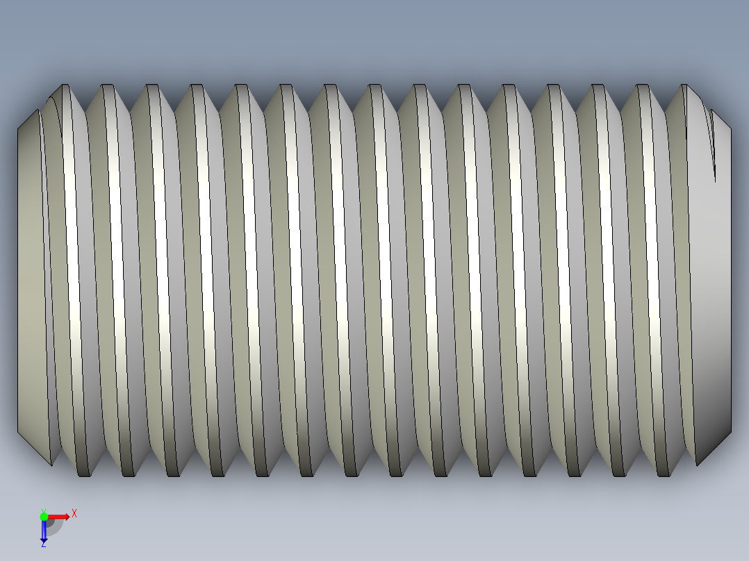 DIN 913-ISO 4026 固定螺钉-M22 L=40.STEP俯视图