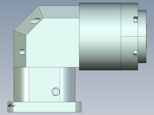 直齿孔ZPLE160-L2-LC 42-114.3-200-M12.stp前视缩略图