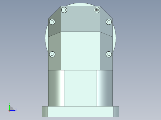 直齿孔ZPLE160-L2-LC 42-114.3-200-M12.stp左视缩略图