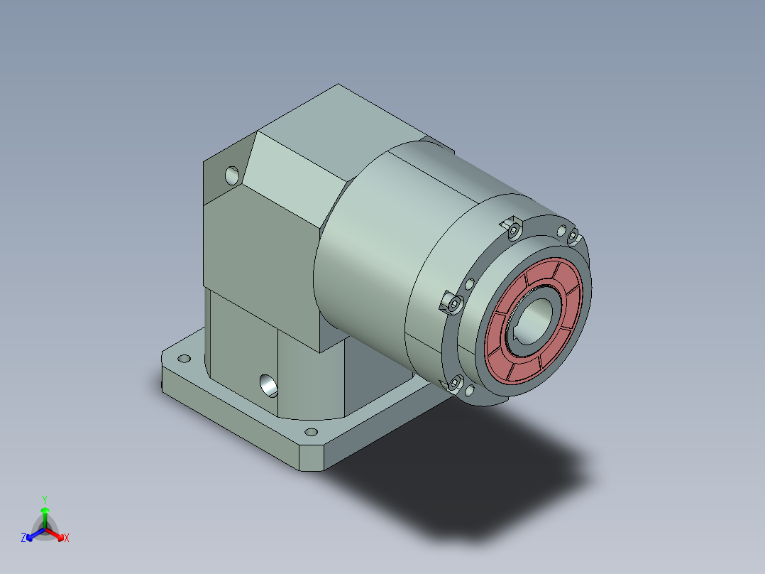 直齿孔ZPLE160-L2-LC 42-114.3-200-M12.stp正等轴测图