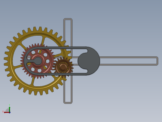 3档滑杆机构后视缩略图